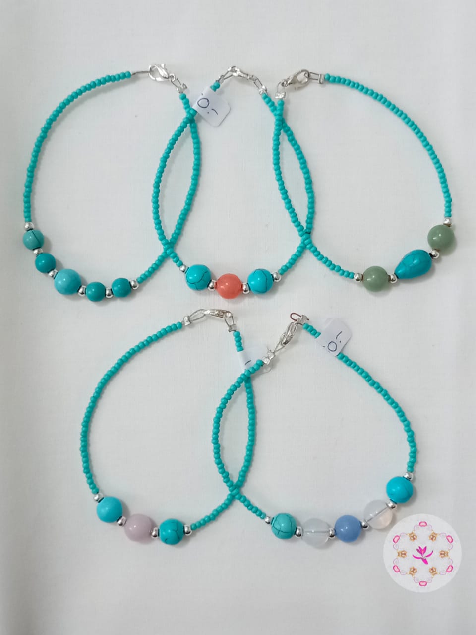 Pulseras piedra turquesa 2